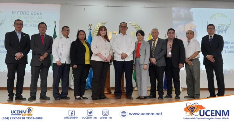 UCENM se hace presente en el Primer Foro: “La Reducción del Riesgo de Desastres y El Cambio Climático”