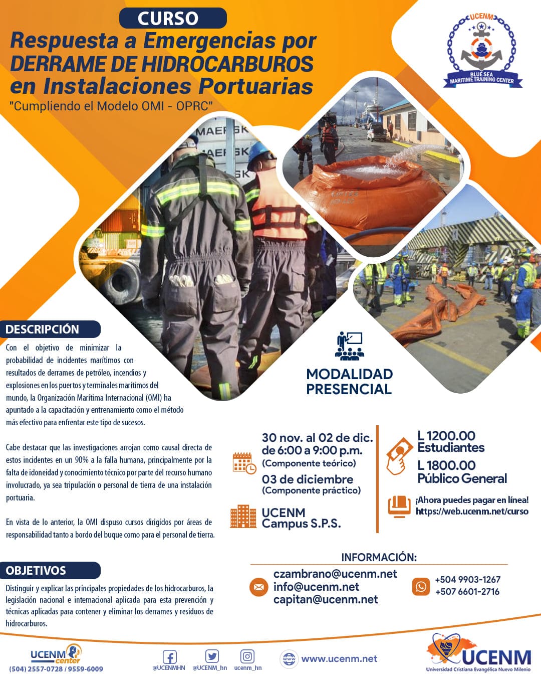 Respuesta a emergencias por derrame de hidrocarburos en instalaciones ...