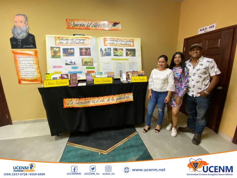 Estudiantes de UCENM Santa Bárbara realizan exposición sobre Lenguaje, Literatura, Cultura y Tecnología