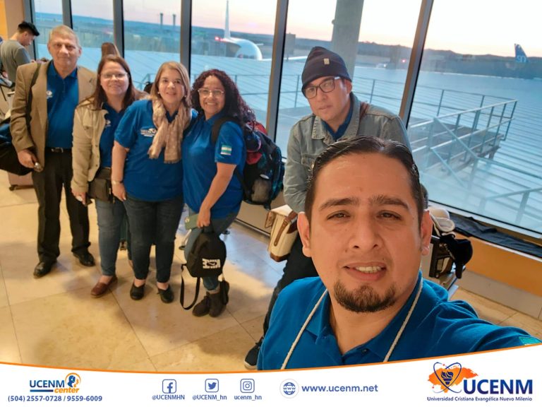 Autoridades académicas de la Universidad Cristiana Evangélica Nuevo Milenio realizan escala en Madrid, España antes de partir al Estado de Israel