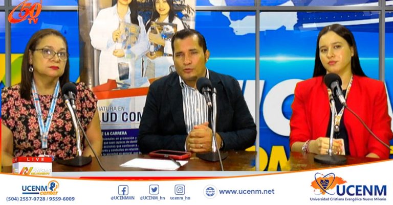 Autoridades universitarias de UCENM Juticalpa visitan el medio de comunicación Canal 50 TV en Campamento, Olancho