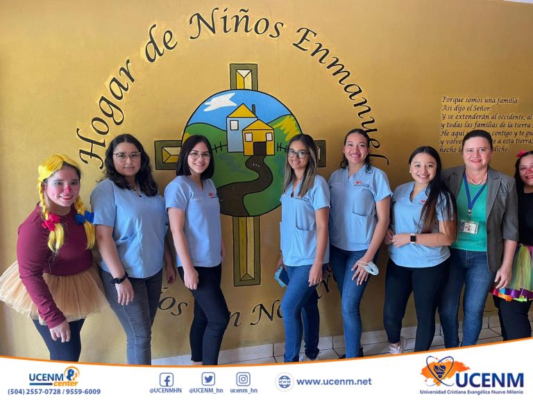 Estudiantes de la Licenciatura en Psicología de UCENM San Pedro Sula visitan el Hogar de Niños Emmanuel
