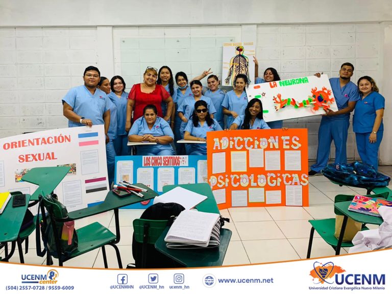 Estudiantes de la Licenciatura en Psicología de UCENM San Lorenzo realizan exposiciones sobre temas de Psicofisiología