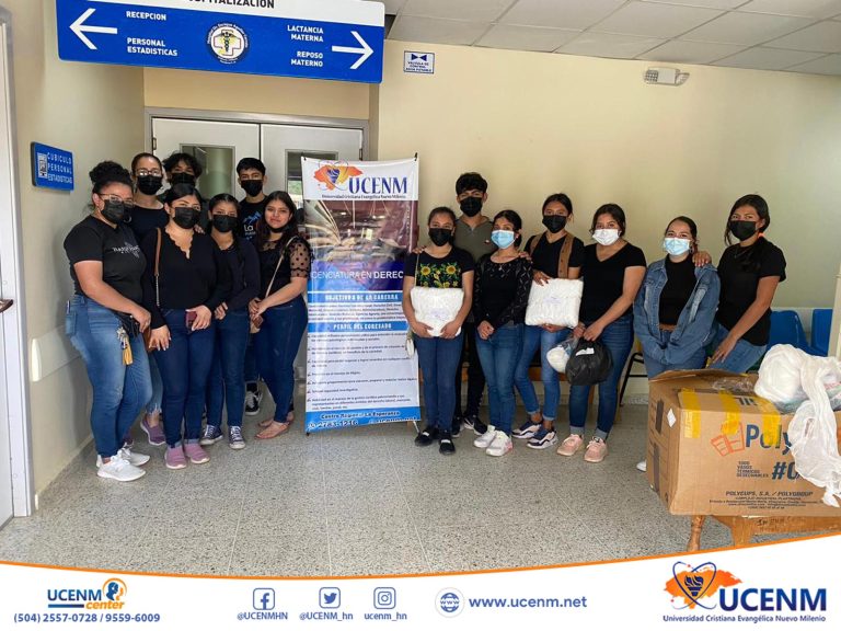 Estudiantes de UCENM La Esperanza realizan actividad de vinculación en el Hospital Enrique Aguilar Cerrato