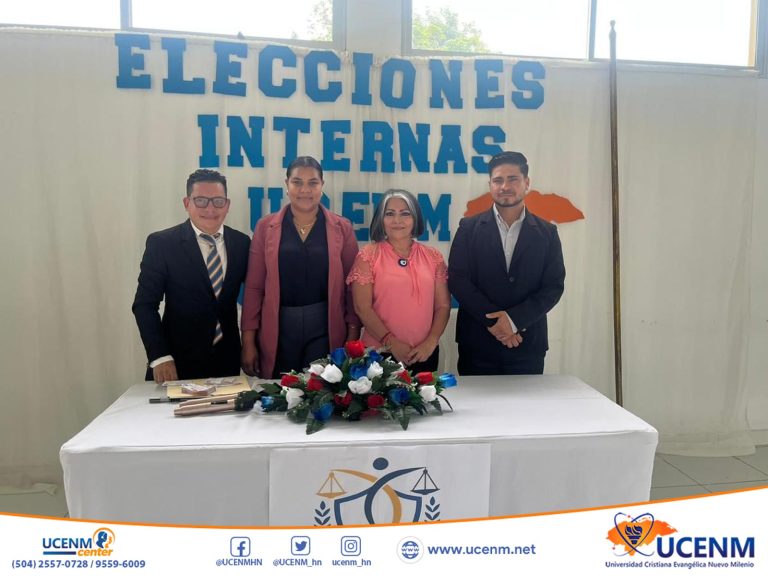 La facultad de Derecho de UCENM Talanga realiza simulacro de elecciones internas