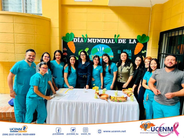 Licenciatura en Nutrición de UCENM Tegucigalpa realizó la actividad “El agua es vida, el agua nutre”