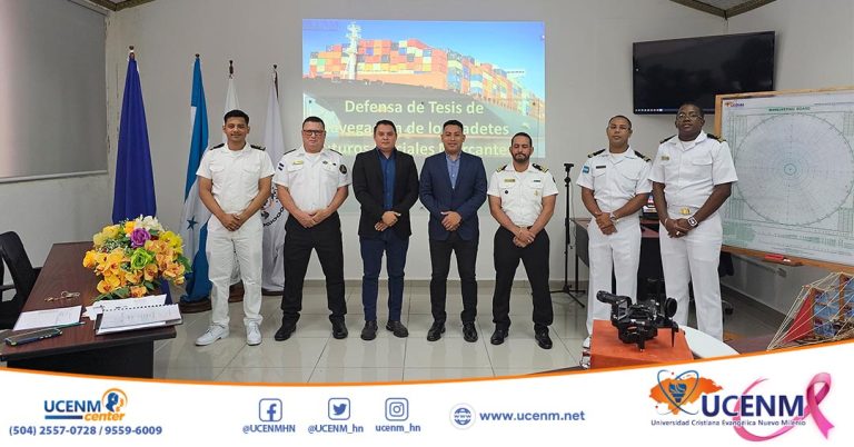 Estudiantes de la Licenciatura en Gestión Portuaria y Transporte Marítimo realizan su defensa de práctica profesional de Navegación y Control Marítimo