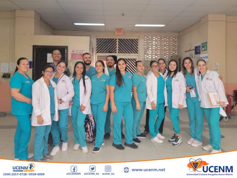 Visita al Hospital Leonardo Martínez por parte los estudiantes de la Licenciatura en Nutrición de UCENM San Pedro Sula