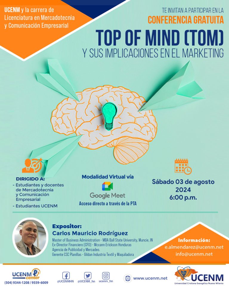 Conferencia Gratuita Top Of Mind (Tom) y Sus Implicaciones en el Marketing