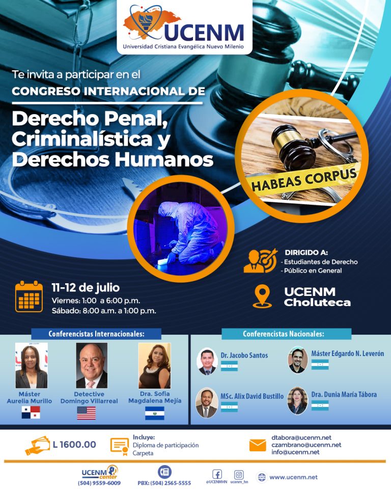 Congreso Internacional de Derecho Penal, Criminalística y Derechos Humanos