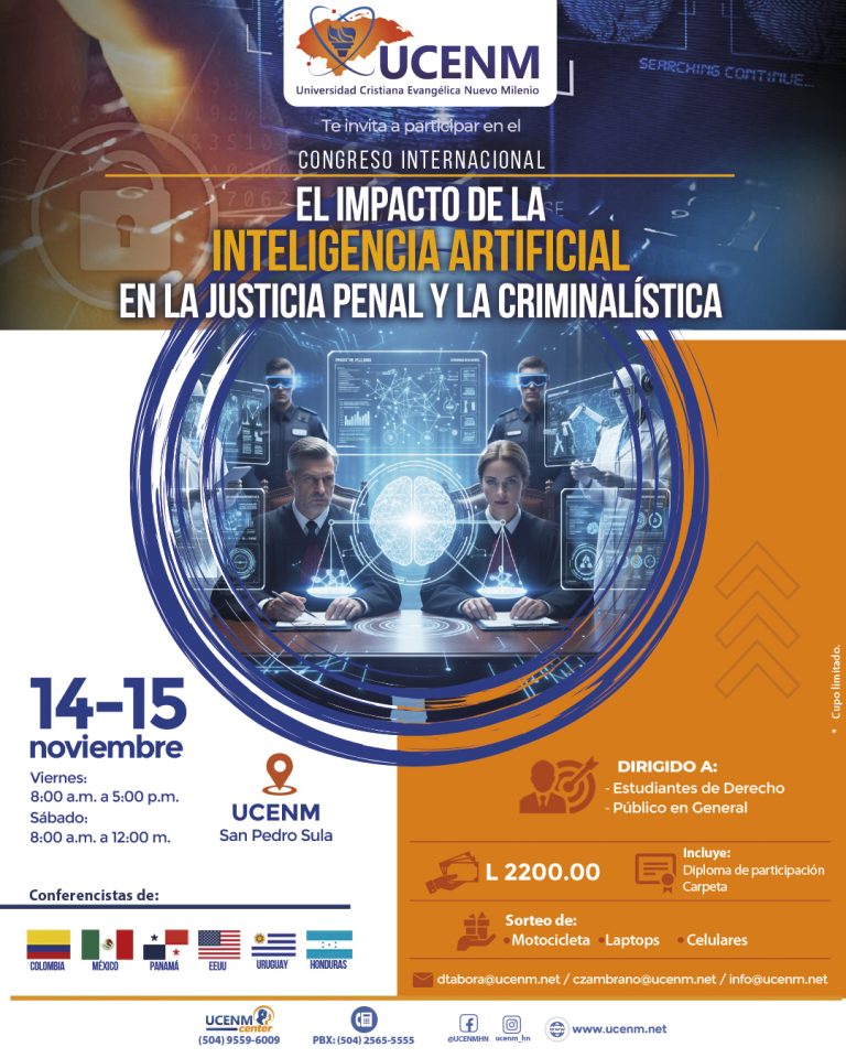 Congreso Internacional: El Impacto de la Inteligencia Artificial en la Justicia Penal y Criminalística